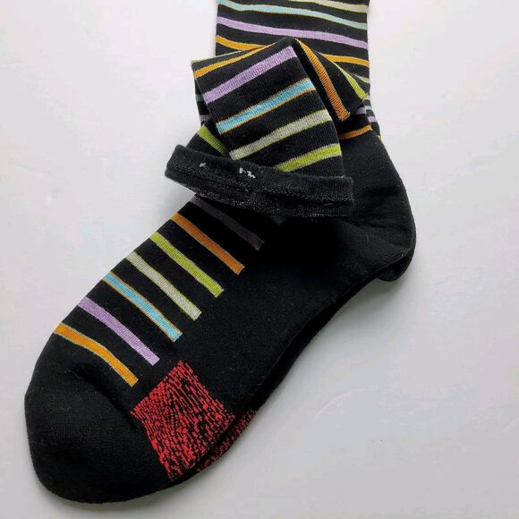 Voxx Life Stasis Neuro Socks Wellness Crew Stripes Size M (Wo 7.5-11, M 6-9) - Picture 4 of 4